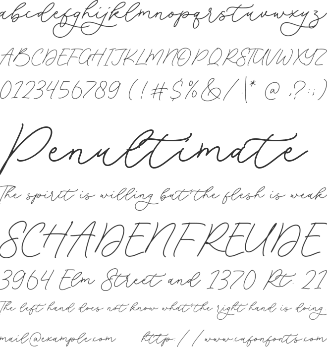 Magenta Diamond font preview