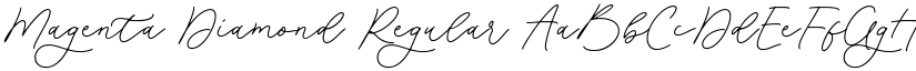 Magenta Diamond Regular font