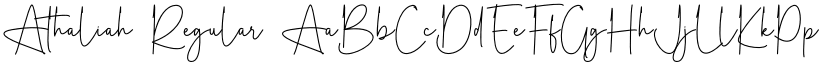 Athaliah Regular font