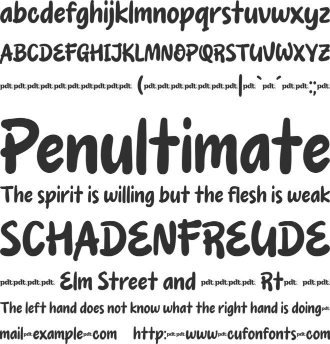 ANOWYtrial font preview