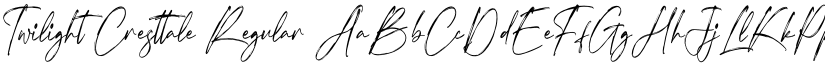 Twilight Cresttale Regular font
