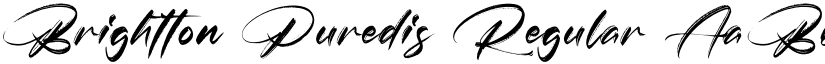 Brightton Puredis Regular font