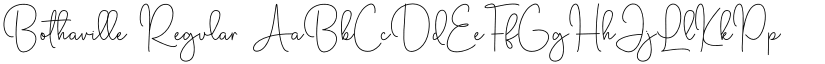 Bothaville Regular font