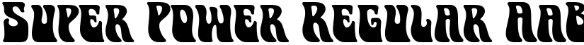 Super Power Regular font