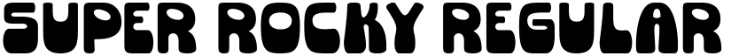 Super Rocky Regular font