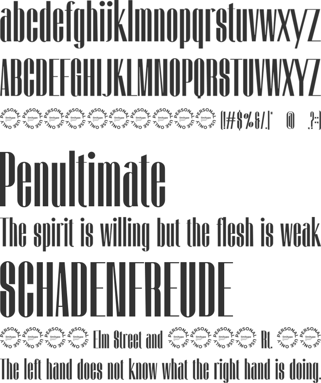 Agrokiz font preview