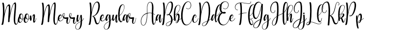 Moon Merry Regular font
