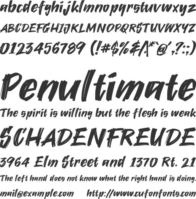 JACKBRUSH font preview
