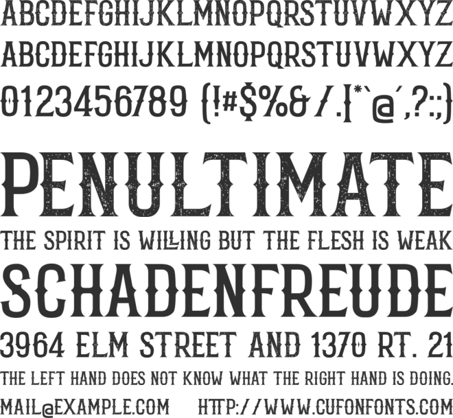 Mixottally font preview