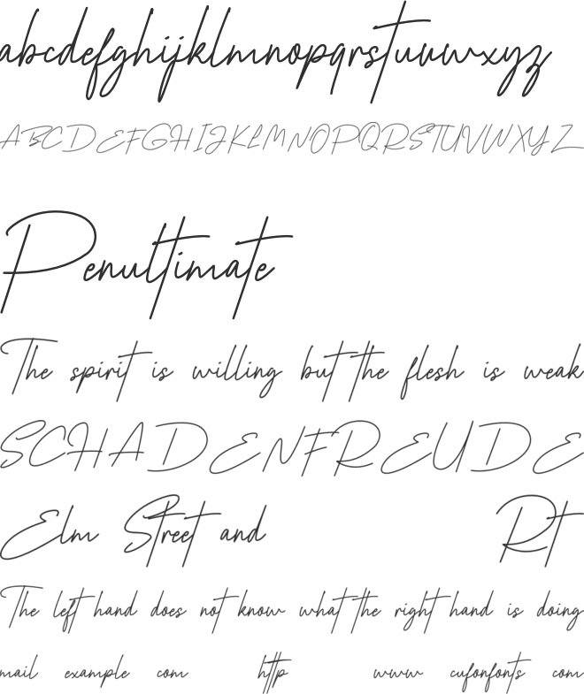 Brainstorming font preview