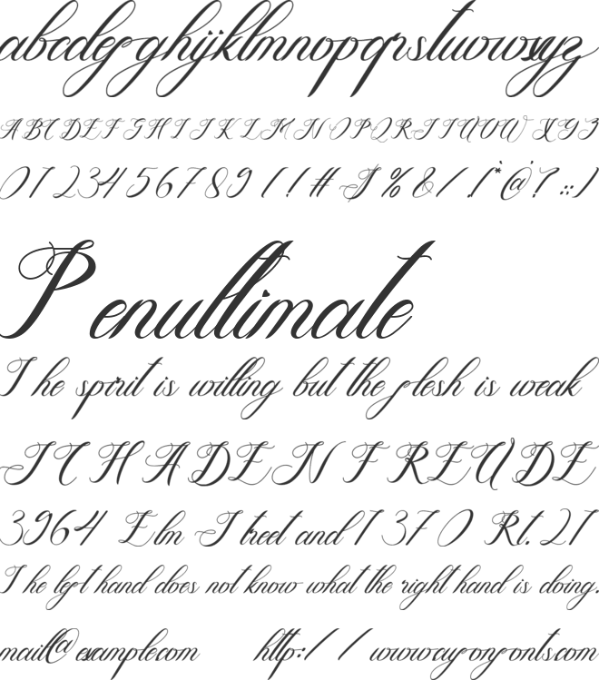 Qeisyad font preview