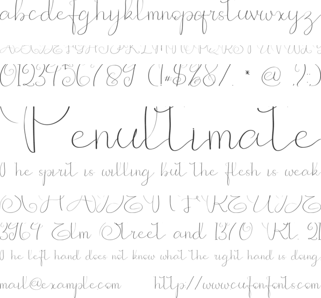 FANTA AHDYA font preview