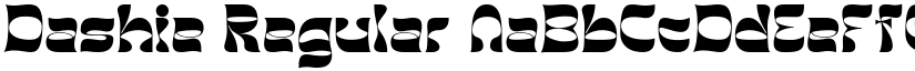 Dashie Regular font