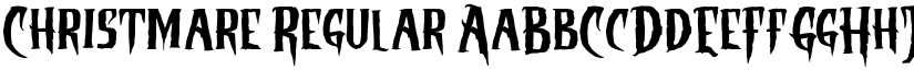 Christmare Regular font