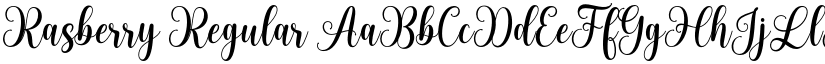 Rasberry Regular font