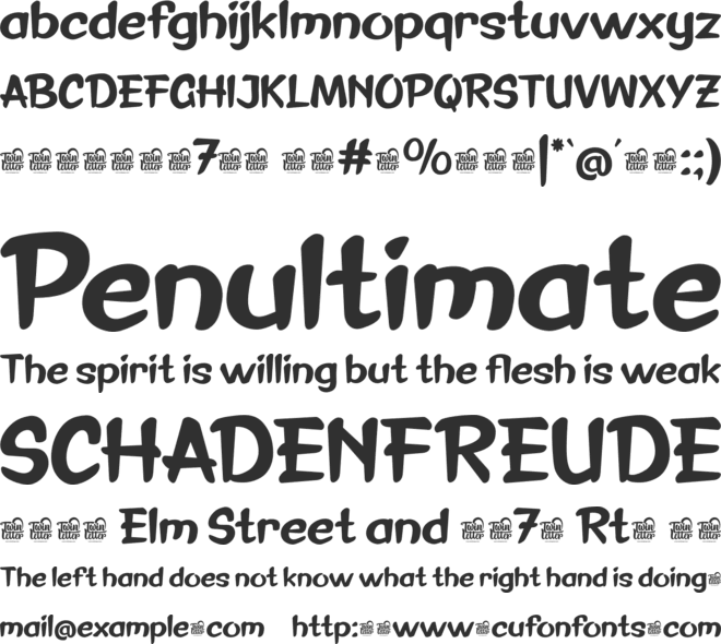 ZENLITH Trial font preview