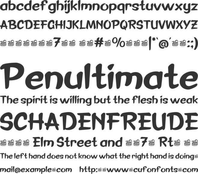 ZENLITH Trial font preview