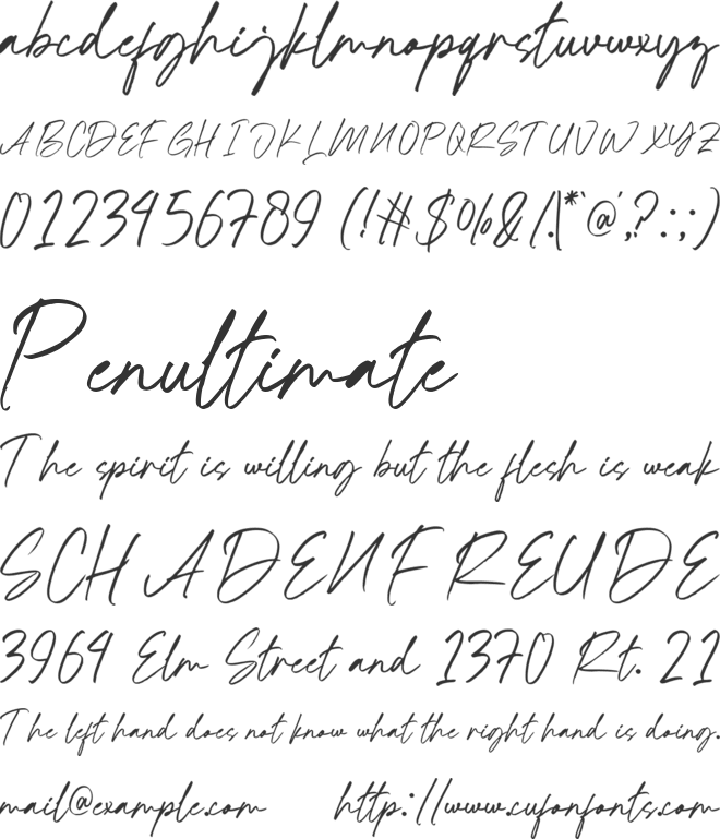 Sedoyo Rolas font preview