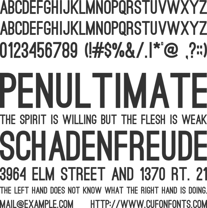 Ostrich Sans Black font preview