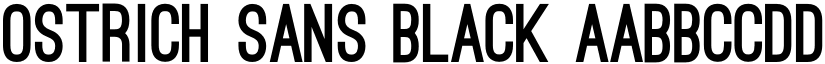 Ostrich Sans Black font