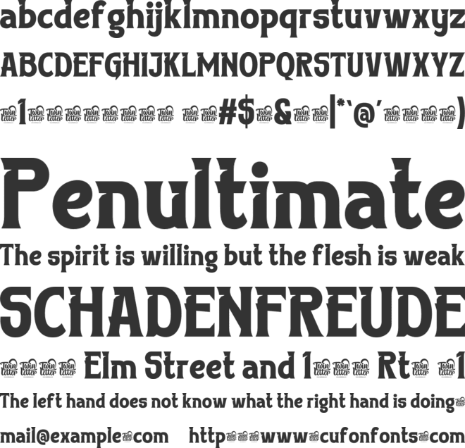 TUIVEN Trial font preview