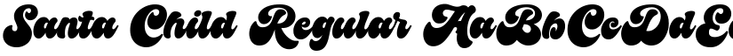 Santa Child Regular font