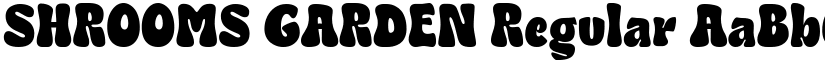 SHROOMS GARDEN Regular font