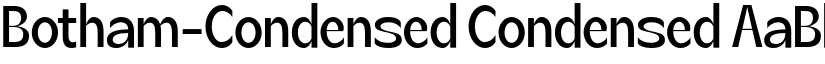 Botham-Condensed Condensed font