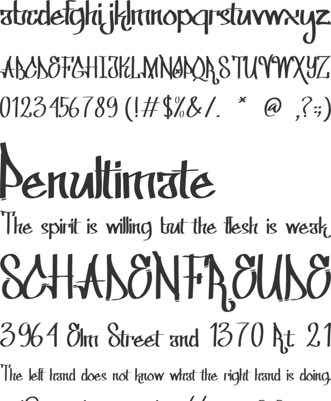 Skate Hip Hop Tag font preview