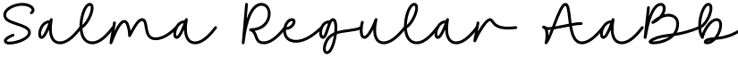 Salma Regular font