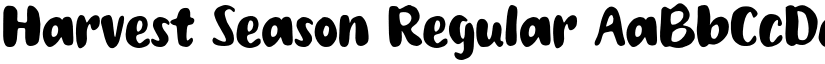 Harvest Season Regular font