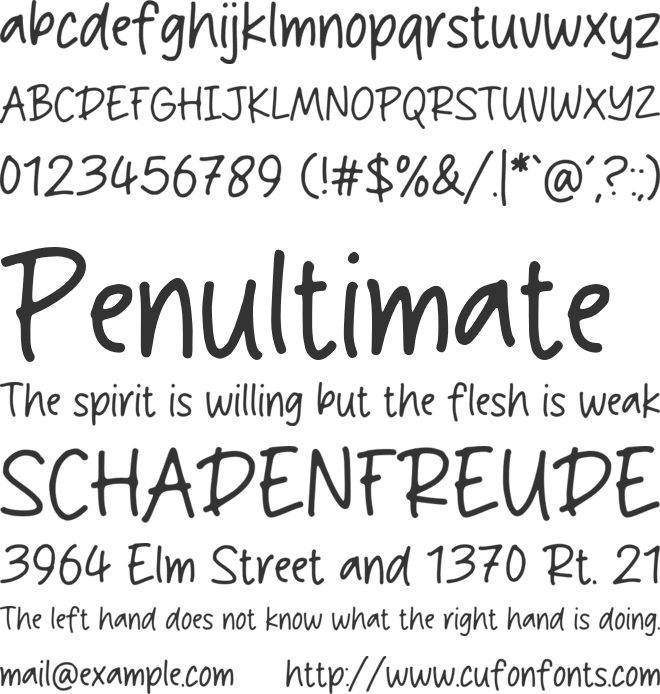 Rick Geovani font preview