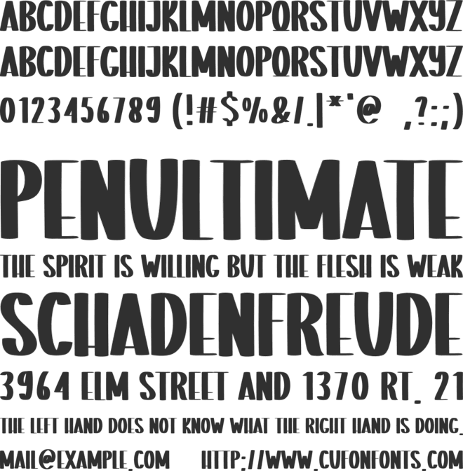 Luxury House font preview