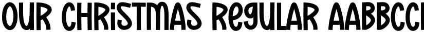 Our Christmas Regular font