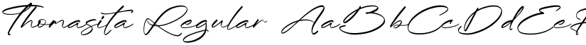 Thomasita Regular font