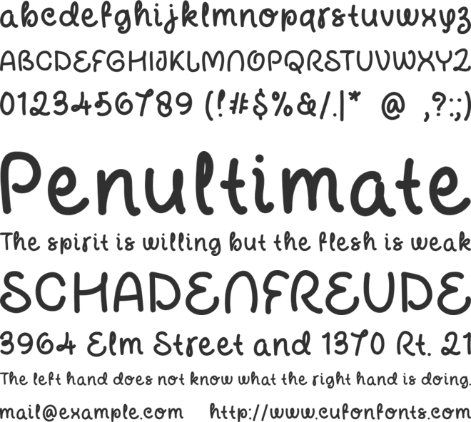 Christ Jolly font preview