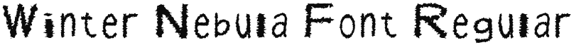 Winter Nebula Font Regular font