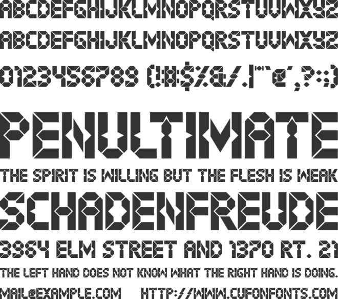 Digital Dystopia font preview