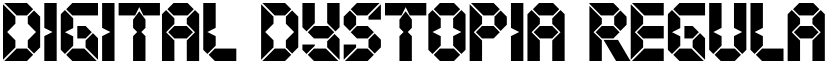 Digital Dystopia Regular font