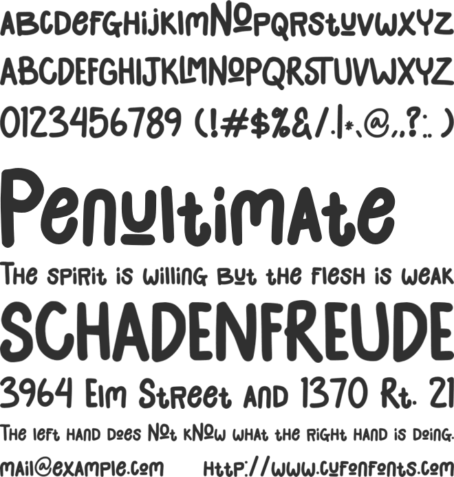 Lotung Todler font preview