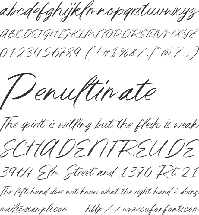 Hopewell font preview