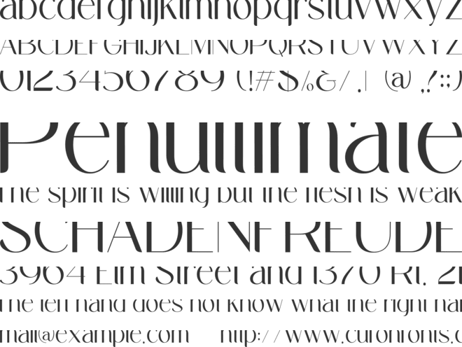 Midland Luxury font preview
