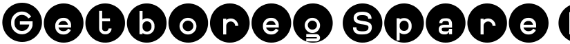Getboreg Spare Regular font