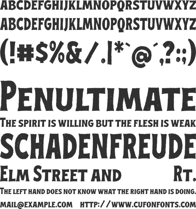 Street Culture font preview