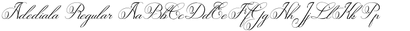 Adediala Regular font