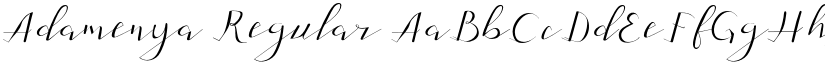 Adamenya Regular font