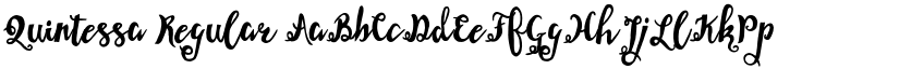 Quintessa Regular font