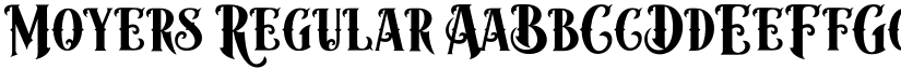 Moyers Regular font