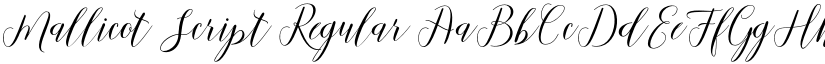 Mallicot Script font download