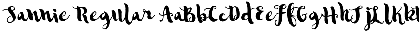 Sannie Regular font